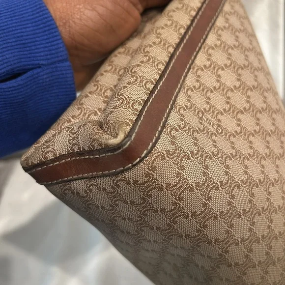 Vintage Celine Macadam zip Clutch - Picture 8 of 16